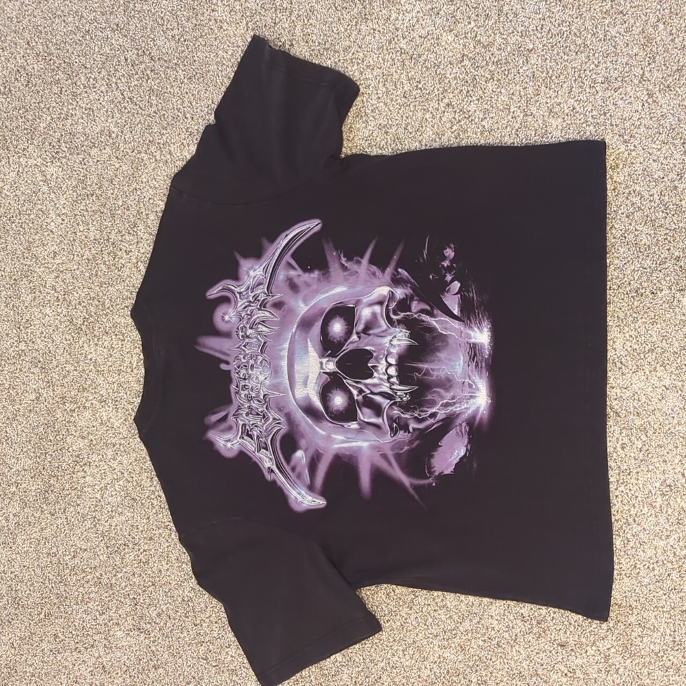 H&M Purple Skull Tee